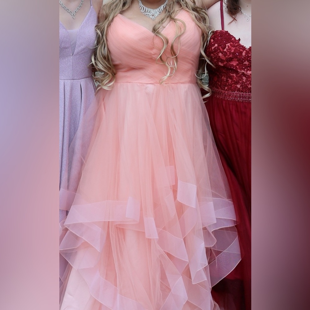 Pink/peach dress for prom or special occasions